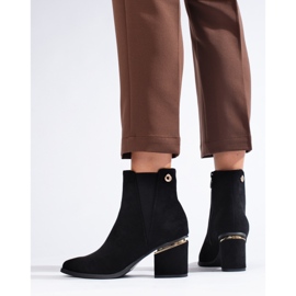 Elegantes botas de ante negro para mujer en el post Shelovet 3