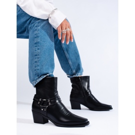 Botas cowboy negras de mujer de Shelovet negro 2