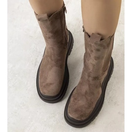 PA1 Botas plataforma Algade marrón 2