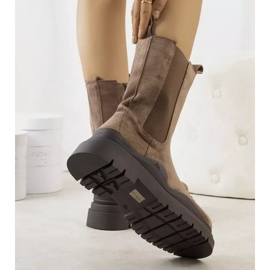 PA1 Botas plataforma Algade marrón 3