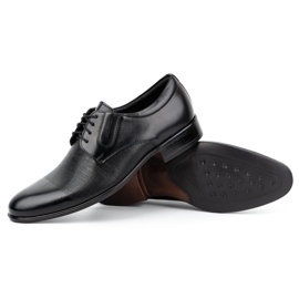 Kampol Zapatos formales hombre piel 358KAM negro 4