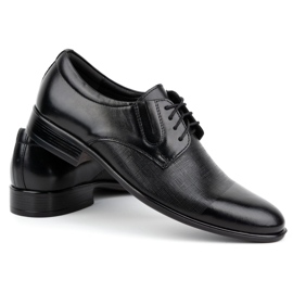 Kampol Zapatos formales hombre piel 358KAM negro 5