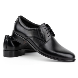 Kampol Zapatos formales hombre piel 323KAM negro 5