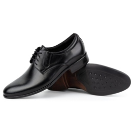 Kampol Zapatos formales hombre piel 323KAM negro 4