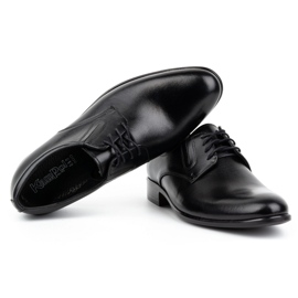 Kampol Zapatos formales hombre piel 323KAM negro 7