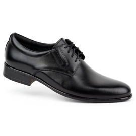 Kampol Zapatos formales hombre piel 323KAM negro 2