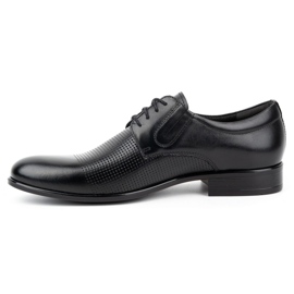 Kampol Zapatos formales hombre piel 324KAM negro 1