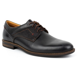 Kampol Zapatos hombre casual elegante piel 333KAM negro 2
