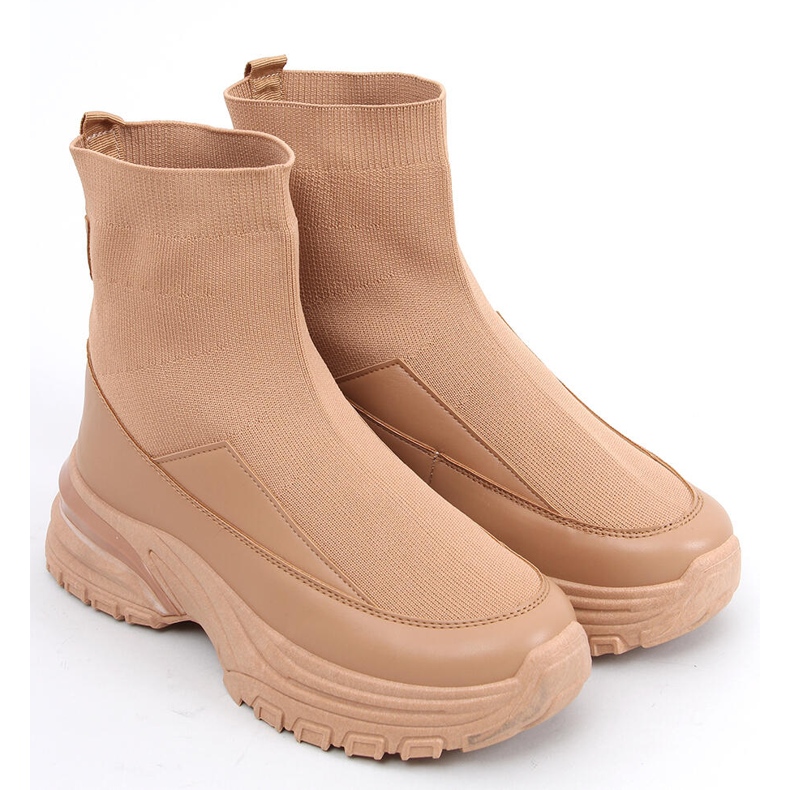 Calcetines Goko Camel marrón 1