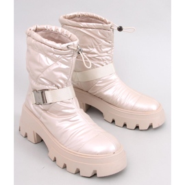 Bisset Botas de nailon beige 1 Bisset Botas de nailon beige 1