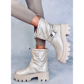 Bisset Botas de nailon beige 5