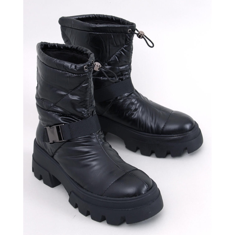 Botas Bisset de nailon negro 1 Botas Bisset de nailon negro 1
