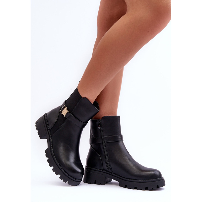 FB2 Botas Jodhpur Mujer Negras Elspetia negro 2