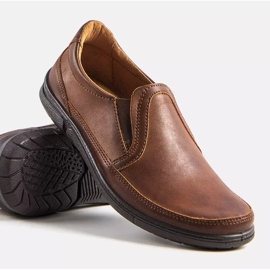 BM Slip-on de hombre marrones de Lazar marrón 3