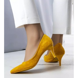 BM Zapatos de tacón amarillos de Coursesi 3
