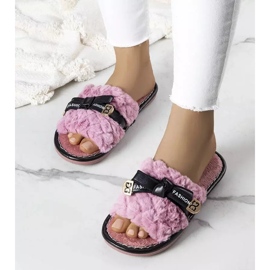 BM Zapatillas rosas con lazo de Peter rosado 1