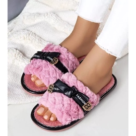 BM Zapatillas rosas con lazo de Peter rosado 2