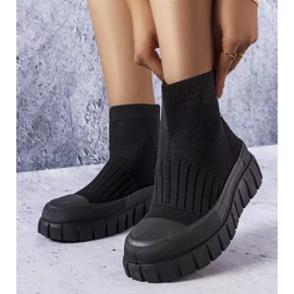 Zapatillas calcetín negras de Searlait negro 2 Zapatillas calcetín negras de Searlait negro 2