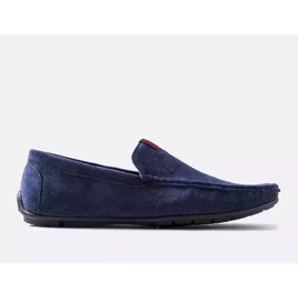Venezia Mocasines de hombre azul marino de Vinceza 1