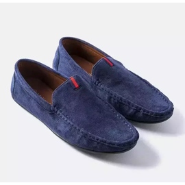 Venezia Mocasines de hombre azul marino de Vinceza 2