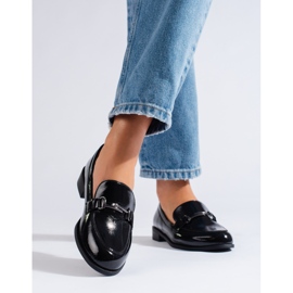 Zapatos de mujer elegantes lacados Shelovet negro 1