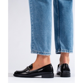 Zapatos de mujer elegantes lacados Shelovet negro 2