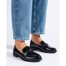 Zapatos de mujer elegantes lacados Shelovet negro 3