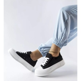 Zapatillas negras con plataforma de Josseaume negro 1