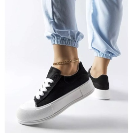 Zapatillas negras con plataforma de Josseaume negro 2