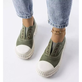 Inna Zapatillas verde oscuro de Walton 2