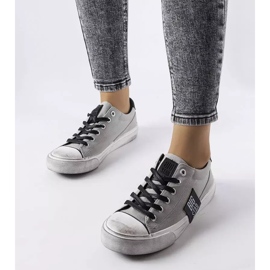 Deportivas grises con abrasiones Big Star JJ274353 1