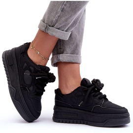 PG1 Zapatillas Mujer Plataforma Negro Finos 8