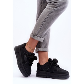 PG1 Zapatillas Mujer Plataforma Negro Finos 4
