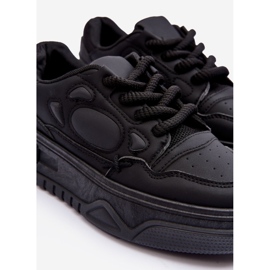 PG1 Zapatillas Mujer Plataforma Negro Finos 3
