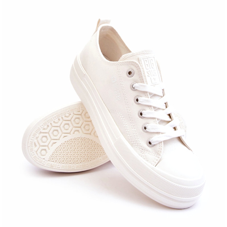 Zapatillas bajas con cordones Big Star LL274968 Blanco 1