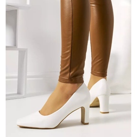 Zapatos de salón Graves de mujer blancos crudo 1