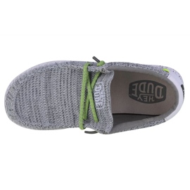 Zapatos Hey Dude Wally Youth Sox Jr 40049-1KA gris 2