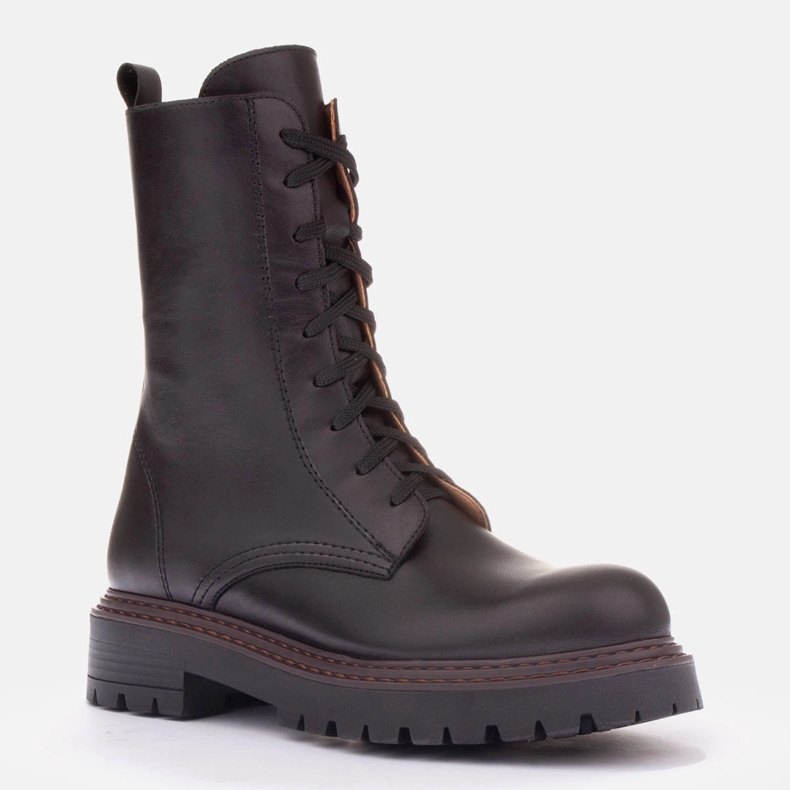 Marco Shoes botas marco de piel marrón 1 Marco Shoes botas marco de piel marrón 1