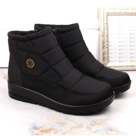 Botas de nieve de mujer con cuña negro News 5029 2