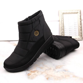 Botas de nieve de mujer con cuña negro News 5029 3