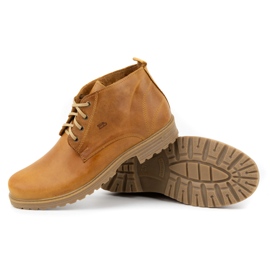 Polbut Botines hombre piel 2119 rojo naranja 4