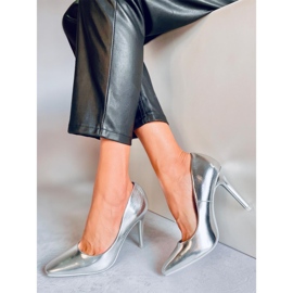 Seastar Tacones de aguja Karen Silver para mujer plata 4