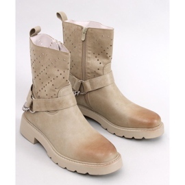 Botines Issey calados beige 1 Botines Issey calados beige 1