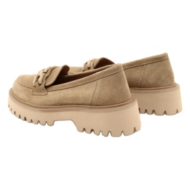Mocasines de ante con decoración Filippo DP4792/23 BE beige 3 Mocasines de ante con decoración Filippo DP4792/23 BE beige 3