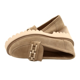 Mocasines de ante con decoración Filippo DP4792/23 BE beige 4