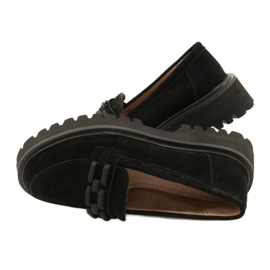 Mocasines de ante Filippo DP4792/23 BK SU negro 4