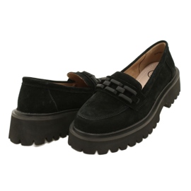 Mocasines de ante Filippo DP4792/23 BK SU negro 3