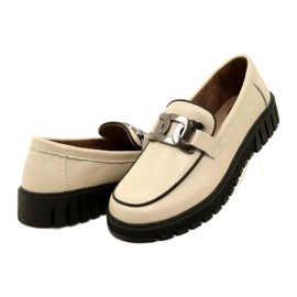 Zapatos de mujer de piel con estilo Filippo DP4728/23 BE beige 3