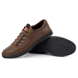 Polbut Zapato casual hombre piel K22 marrón oscuro 3