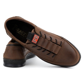 Polbut Zapato casual hombre piel K22 marrón oscuro 4
